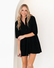 Emily Mini Dress - Black