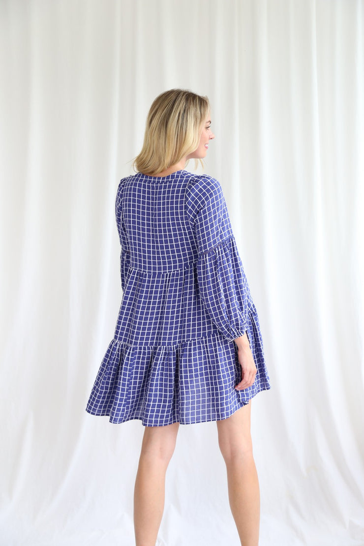 Checkered Natalie Dress