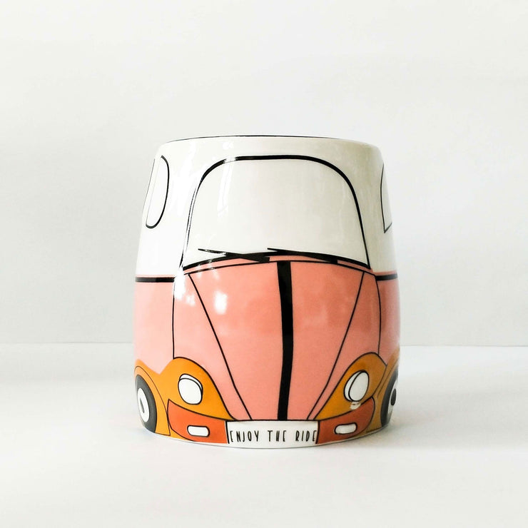 Bug Car Mug - Pink